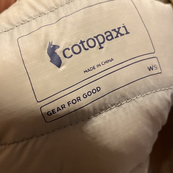 COTOPAXI FUEGO DOWN HOODED JKT Vibrant /Orange Navy Puffer Jacket size small - Picture 8 of 10